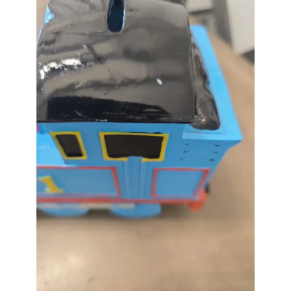 THOMAS The Train Tank Engine 1 Gullane 2014 Coin Piggy Bank Ceramic With Stopper